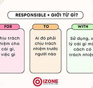 Responsible + Giới Từ Gì