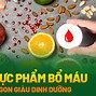 Thức Ăn Bổ Máu Cho Người Bệnh